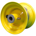 5x3.25 Yellow Mower Wheels, 5-Inch Hub, 3/4-Inch Bore, 2-Pack product image
