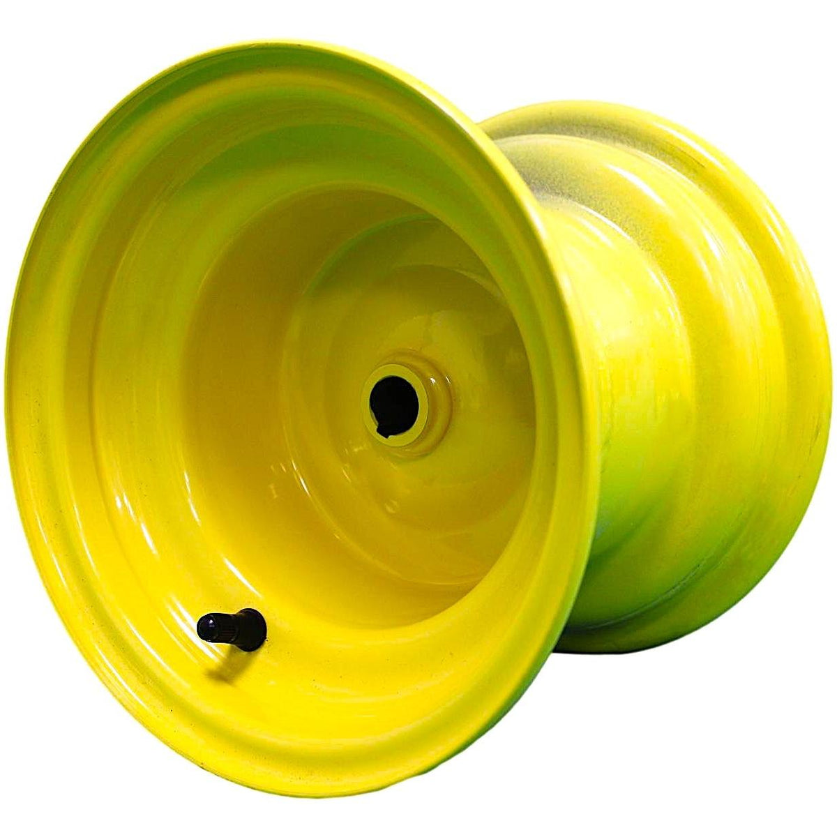 8x7 Yellow Hubbed Lawn Mower Wheels, 2-Pack