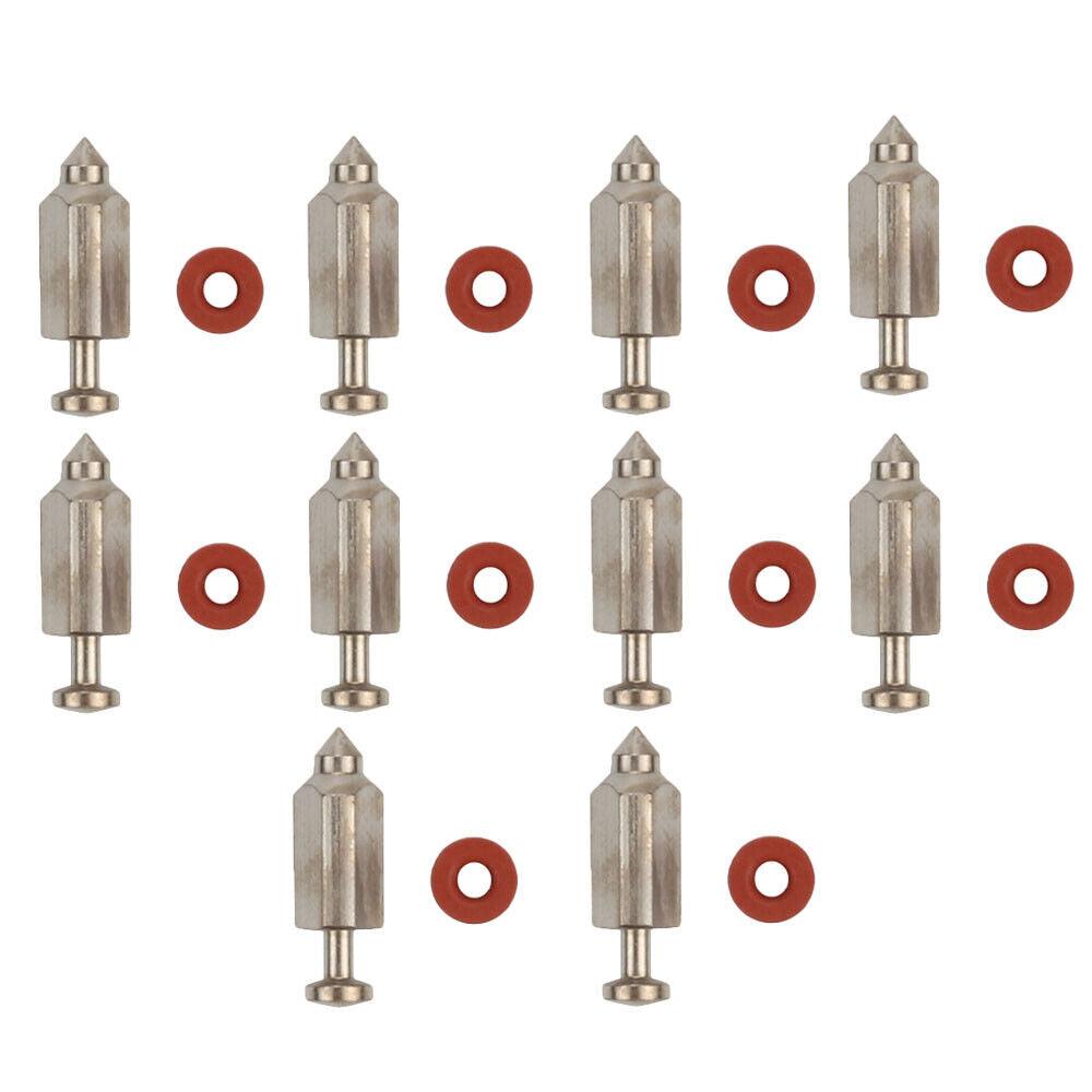 HIPA 10-Pack Carburetor Float Needle Valve Seat Kit for Briggs Stratton 398188 3.5-6hp — HIPA carburetor rebuild kit product image 1