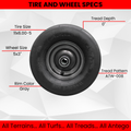 11x6.00-5 Tire Wheel Assy to Perfectly Replace Ariens/Gravely 07101105. Fits on Ikon XL Zero Turn, Single product image