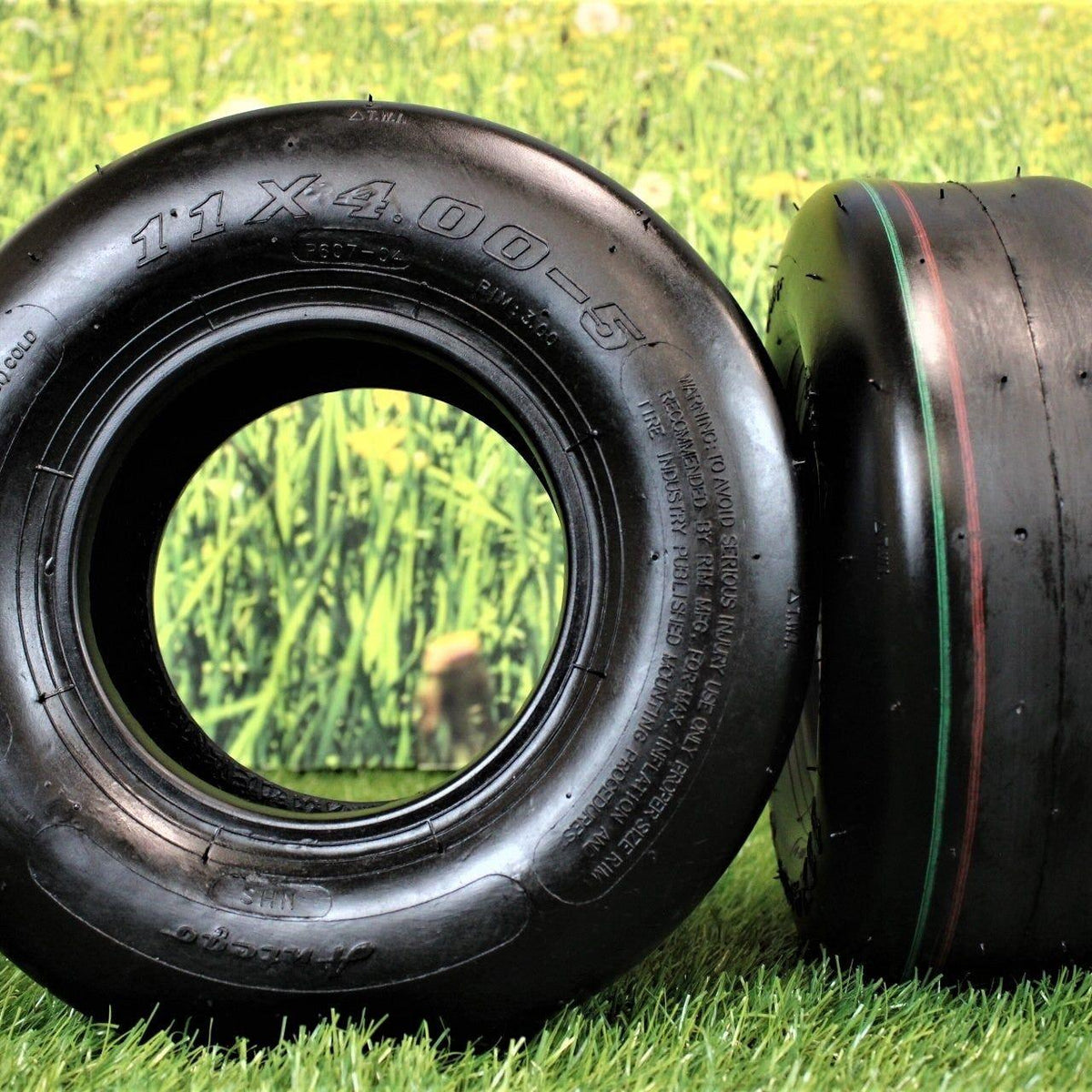 11x4.00-5 4 Ply Turf Tires for Lawn & Garden Mower, Single product image