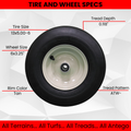 13x5.00-6 Grasshopper 603295 Pneumatic Tire & Wheel Assembly, Single product image