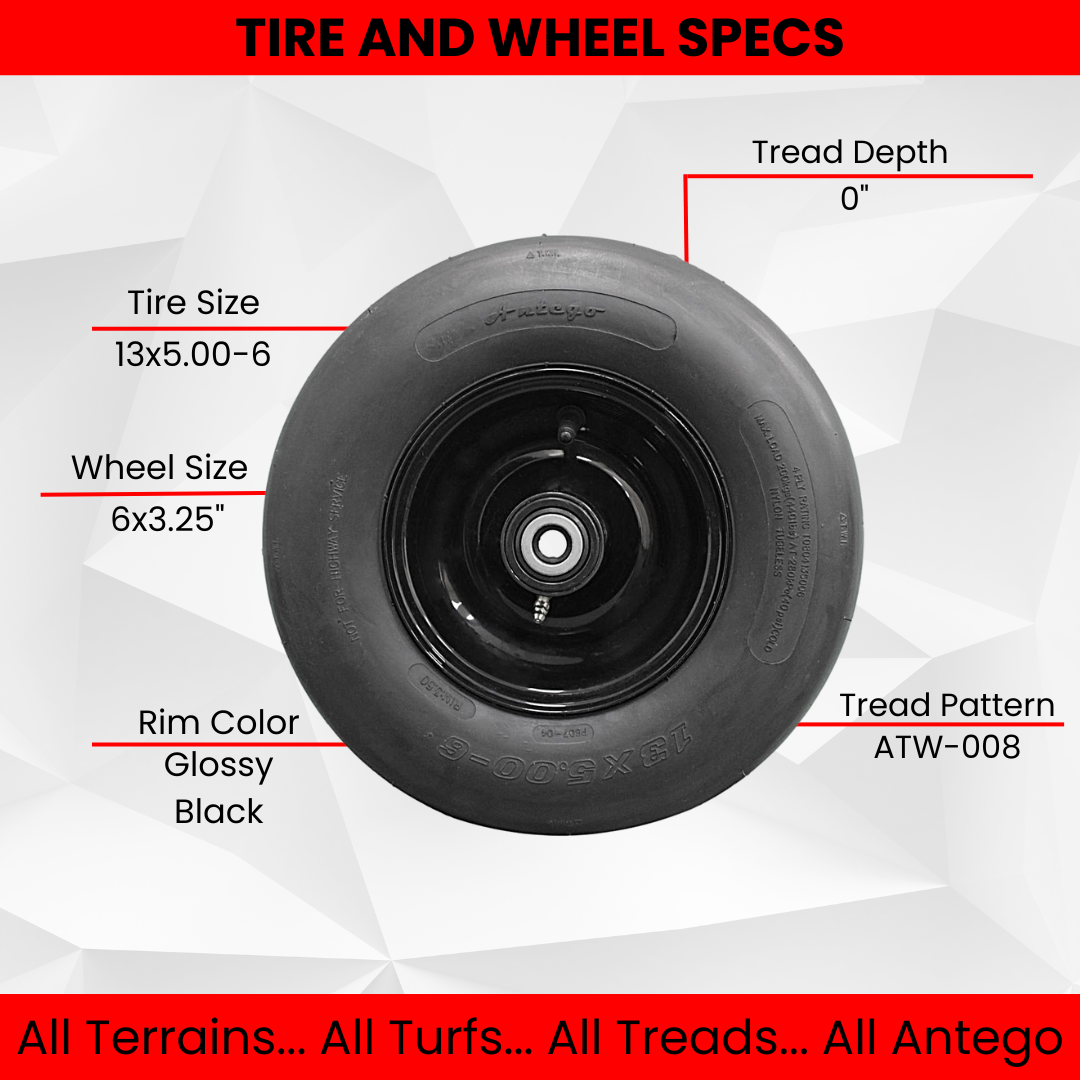 13x5.00-6 Pneumatic Tire & Wheel Assemblies, 2-Pack product image