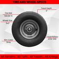 11x6.00-5 Ariens/Gravely 07101105 Tire & Wheel Assembly, Single product image