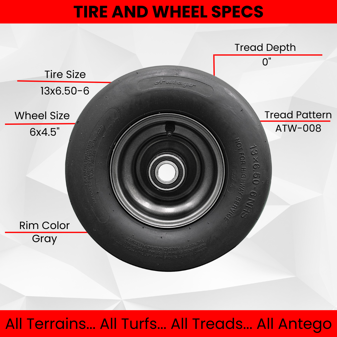 13x6.50-6 4 Ply Ariens/Gravely Tire and Wheel Assembly, Single product image