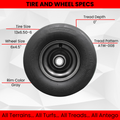 13x6.50-6 4 Ply Ariens/Gravely Tire and Wheel Assembly, 2-Pack product image