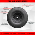 15x6.00-6 ATW-003 Universal Tire & Wheel Assemblies, 4-Ply, 2-Pack product image