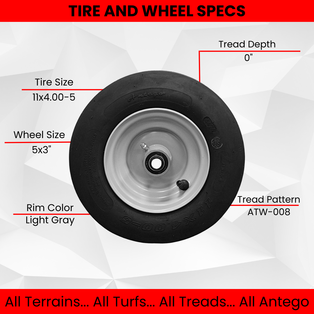 11x4.00-5 Ariens/Gravely 07100124 Tire & Wheel Assembly, Single product image