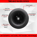 13x6.50-6 Bad Boy 022-3085-00 Tire & Wheel Assembly, Single product image