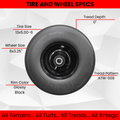 13x5.00-6 Flat-Free Ferris/Scag/Toro/Exmark/Wright Assemblies, 2-Pack product image