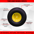Single 20x10.00-8 Tires & Wheels 4 Ply for Lawn & Garden Mower Turf Tires ATW-003 Tread product image