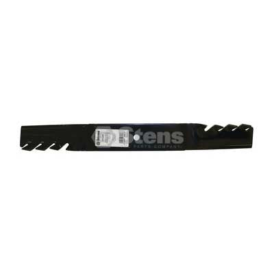 302-648 Silver Streak toothed mower blade profile view