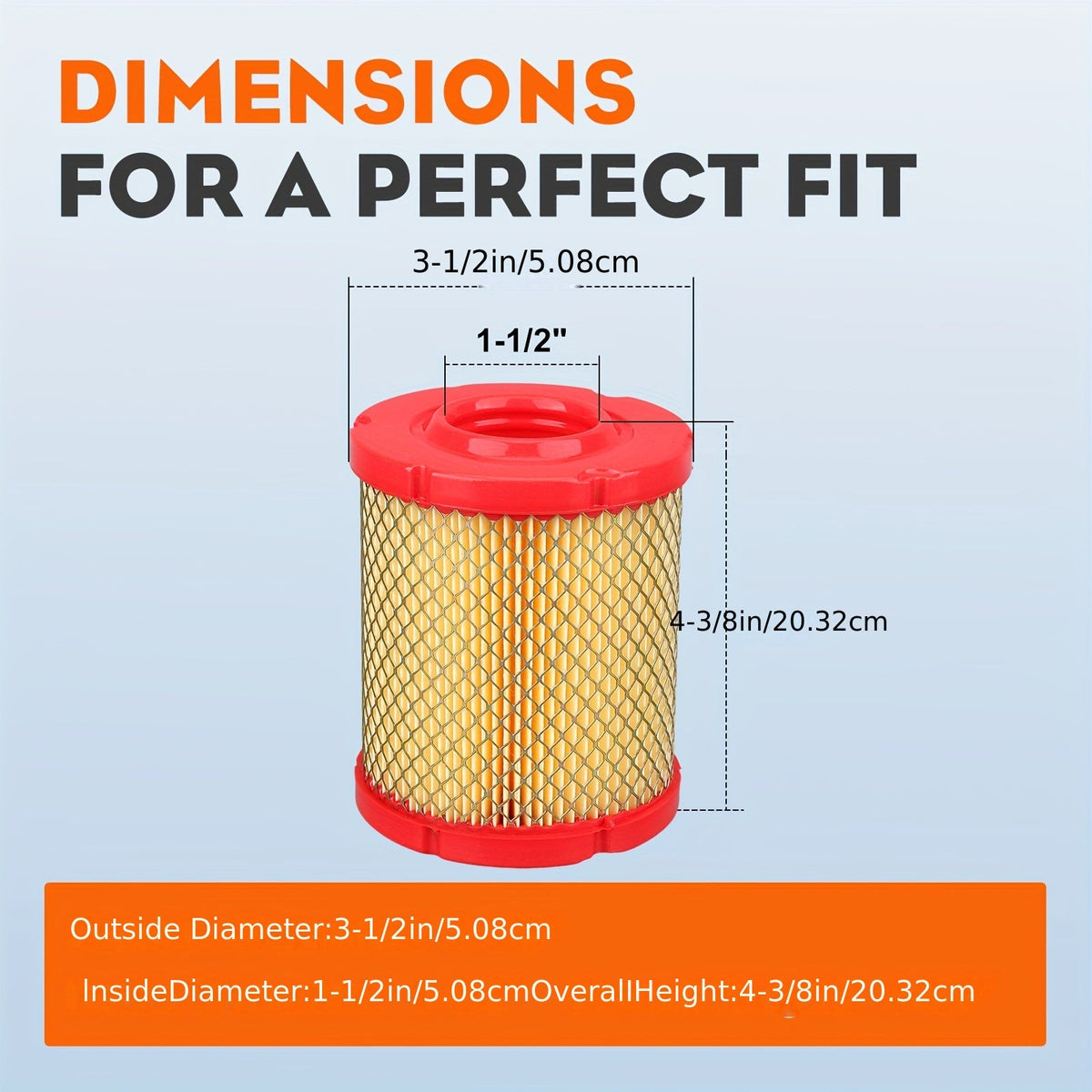 HIPA Air Filter for MTD 937-05066 737-05066 Mower — HIPA air filter product image 4