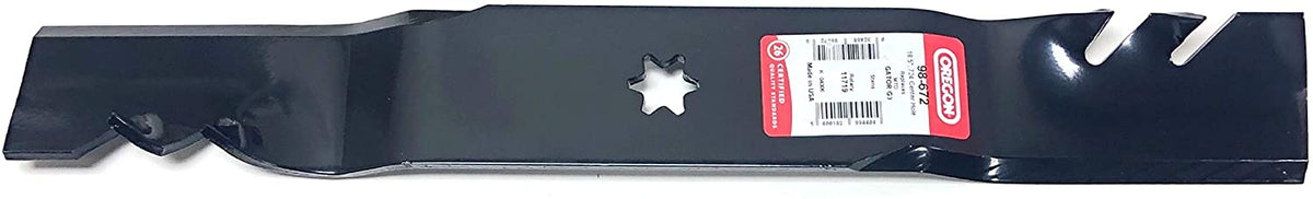 598-672 Gator G5 mower blade for Cub Cadet and MTD with 5/8-inch 6-point-star center