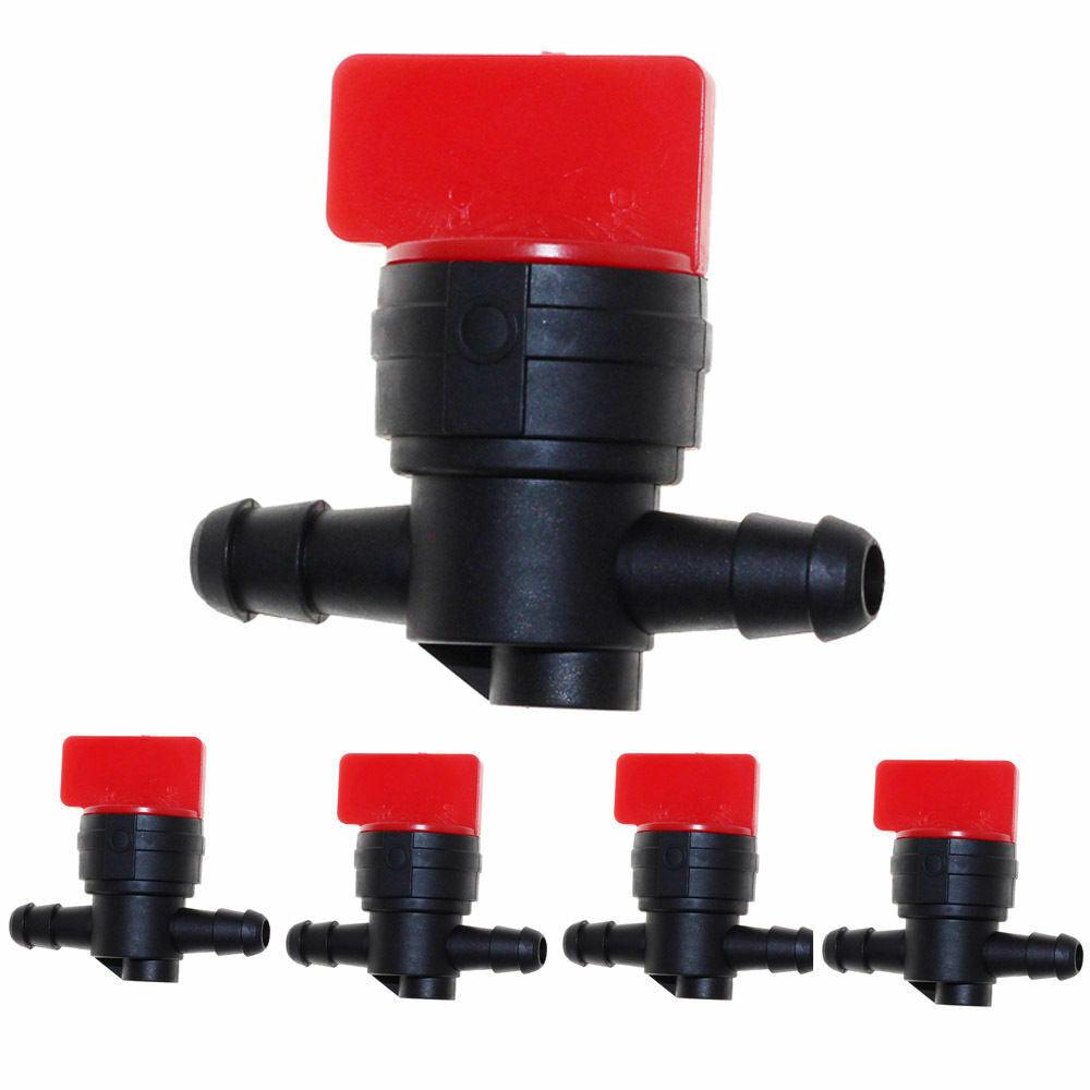 HIPA 5-Pack 1/4 inch Fuel Shut off Valve for Briggs & Stratton 491860 493960 494768 5091 — HIPA fuel shut-off valve product image 1