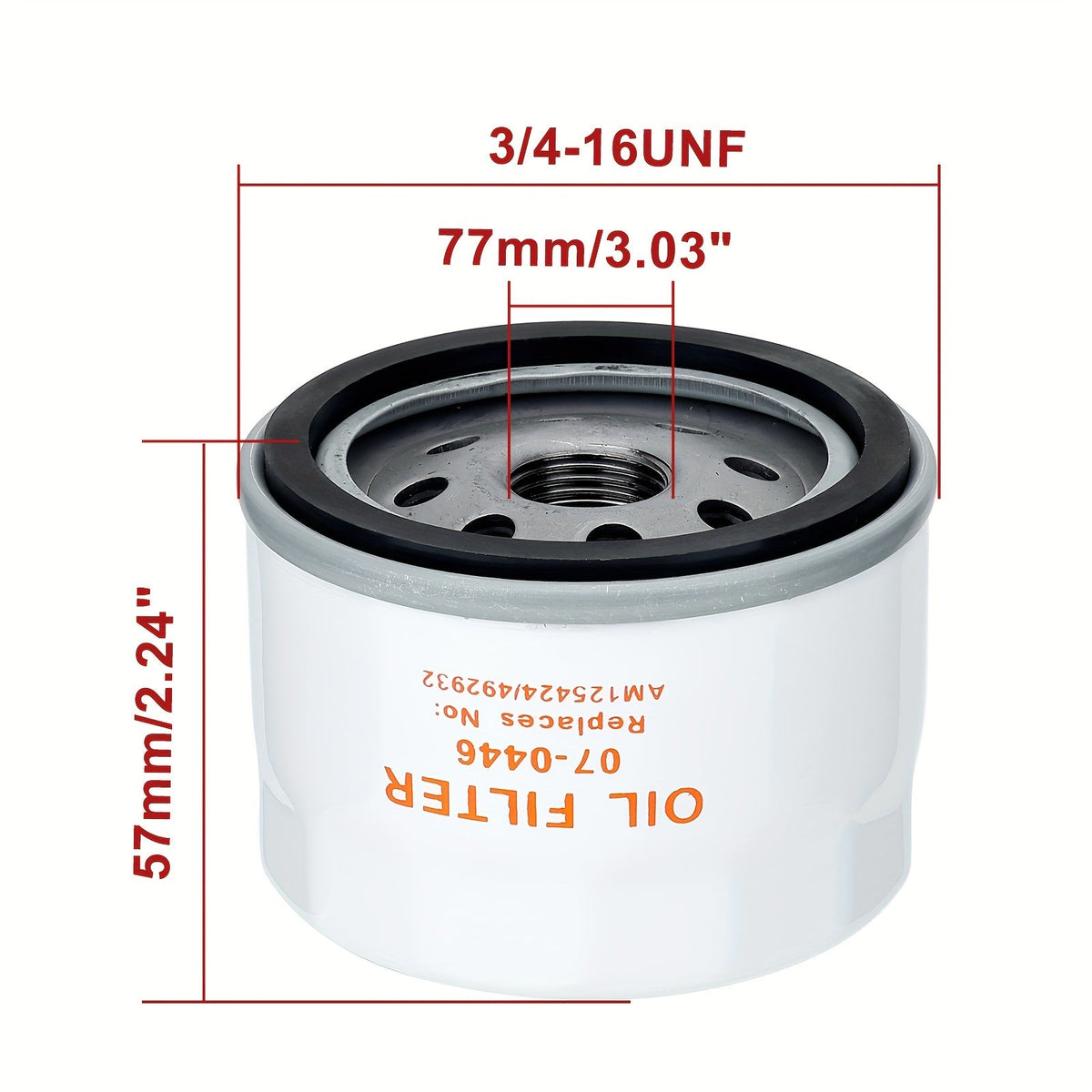 HIPA Kawasaki FR/FX Series Oil Filter Kit – 2-Pack — HIPA oil filter product image 4
