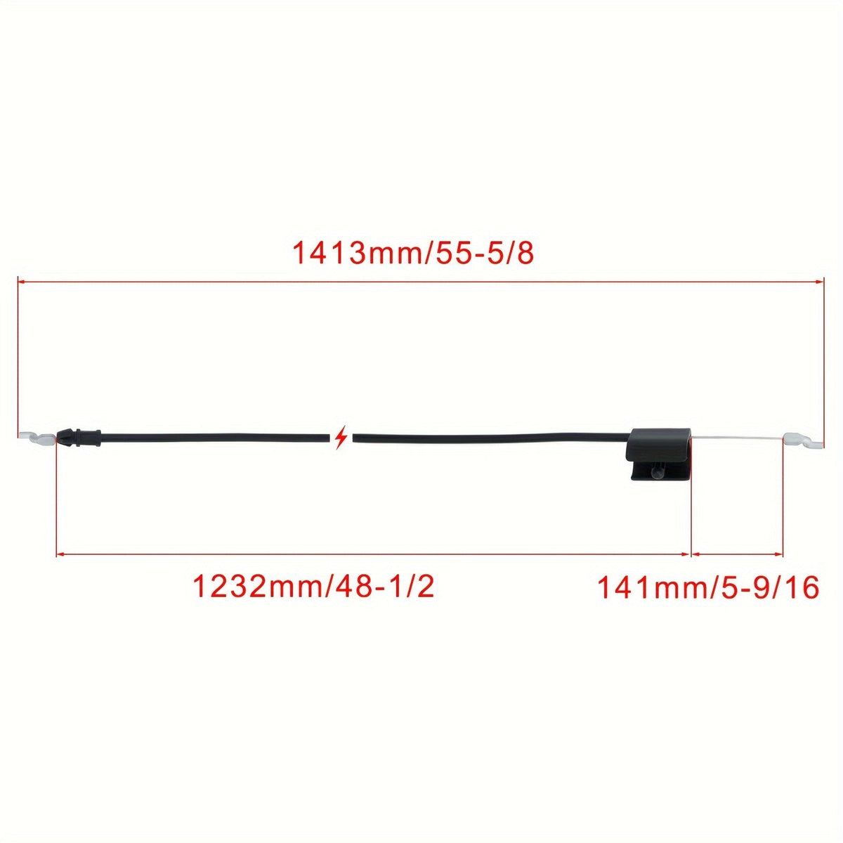 HIPA 582991501 Control Cable for Husqvarna Poulan Craftsman Weed Eater Control Shut Off Cable Push Mower — HIPA control cable product image 4