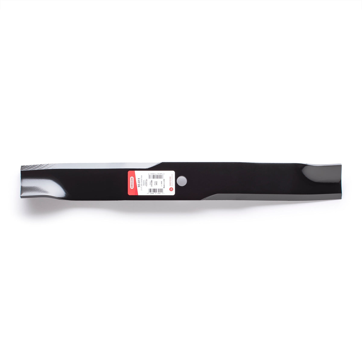 93-011 high-lift mower blade for Bobcat and John Deere, alternate view