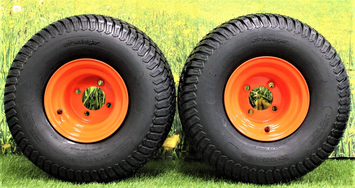 20x10.00-8 Bad Boy Heavy-Duty Tire & Wheel Assemblies, 2-Pack product image