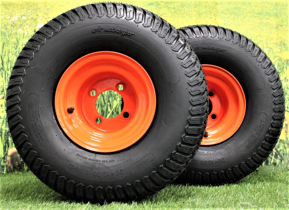 20x10.00-8 Bad Boy Heavy-Duty Tire & Wheel Assemblies, 2-Pack product image