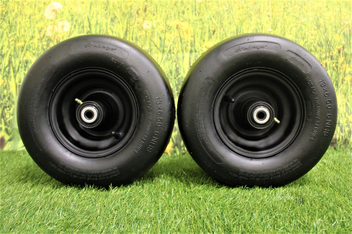 13x6.50-6 Greenworks 3420072337 Caster Wheel Assemblies, 2-Pack product image