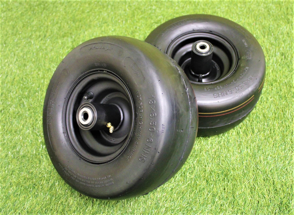 13x6.50-6 Greenworks 3420072337 Caster Wheel Assemblies, 2-Pack product image
