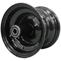 6x4.5 Glossy Black Mower Wheel, 5/8-Inch Bearings, Single
