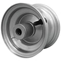 5x3 Chrome-Silver Mower Wheel, 4.62-Inch Hub, Single product image