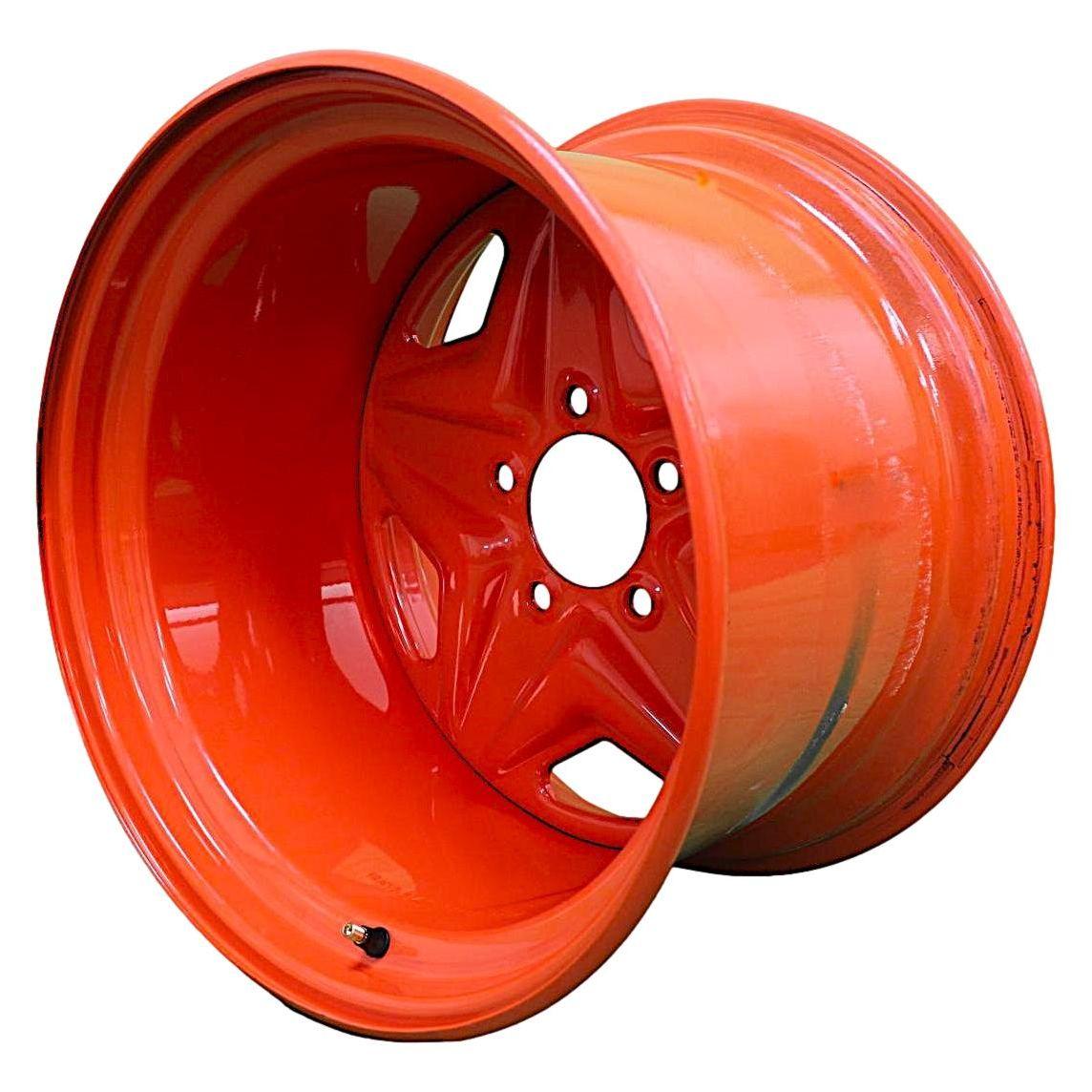 16x10.5 Kubota Orange Mower Wheels, 2-Pack
