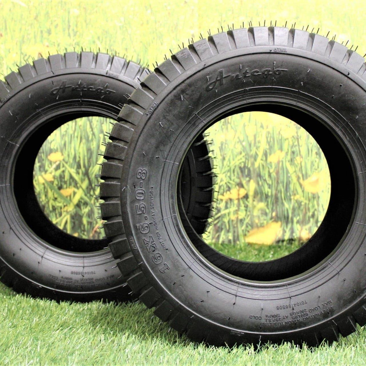 16x6.50-8 4 PLY Turf Tires for Lawn & Garden, Single product image