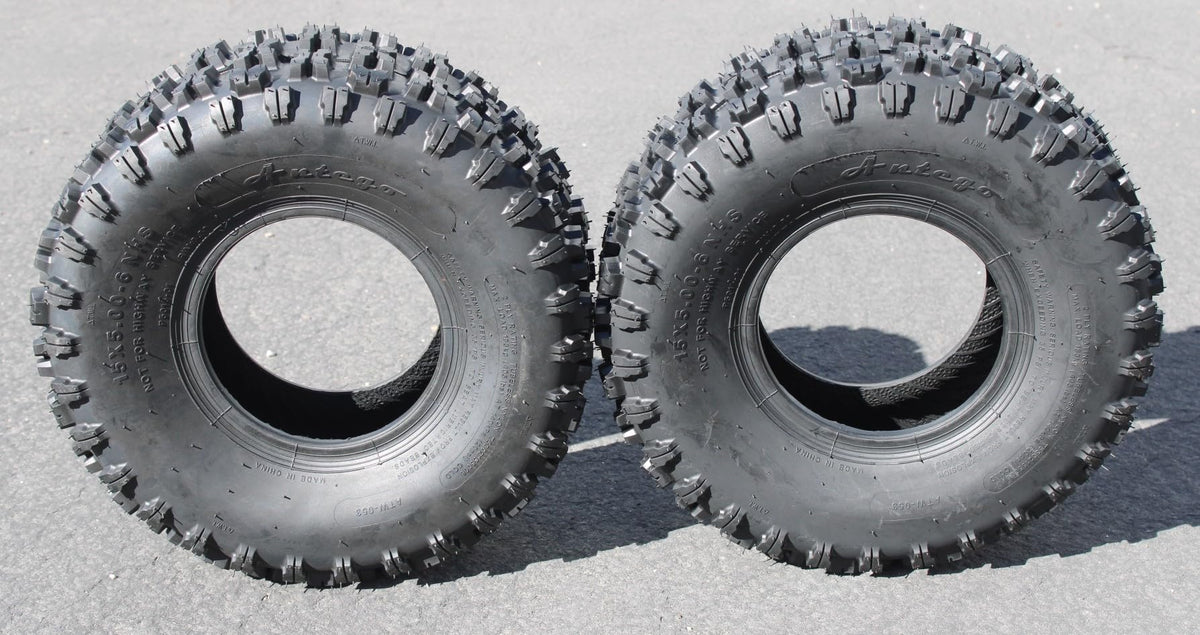 15x5.00-6 ATW-053 Snow Blower Tires, 2-Ply, 2-Pack product image