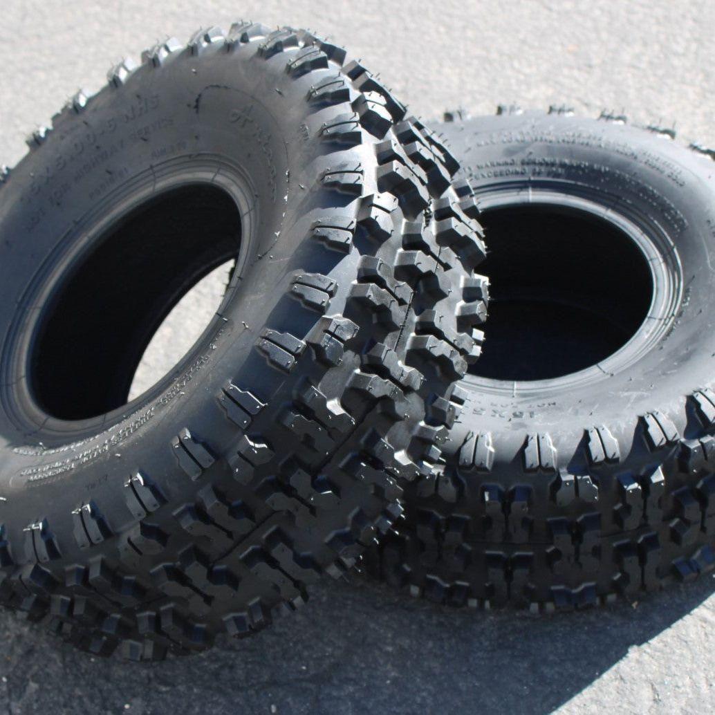 15x5.00-6 ATW-053 Snow Blower Tires, 2-Ply, 2-Pack product image