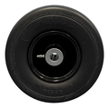9x3.50-4 Flat Free Tire and Wheel Assemblies - Fits GRAVELY 45205, 3.25" Hub, 3/4" Caged Roller Bearings, Single product image