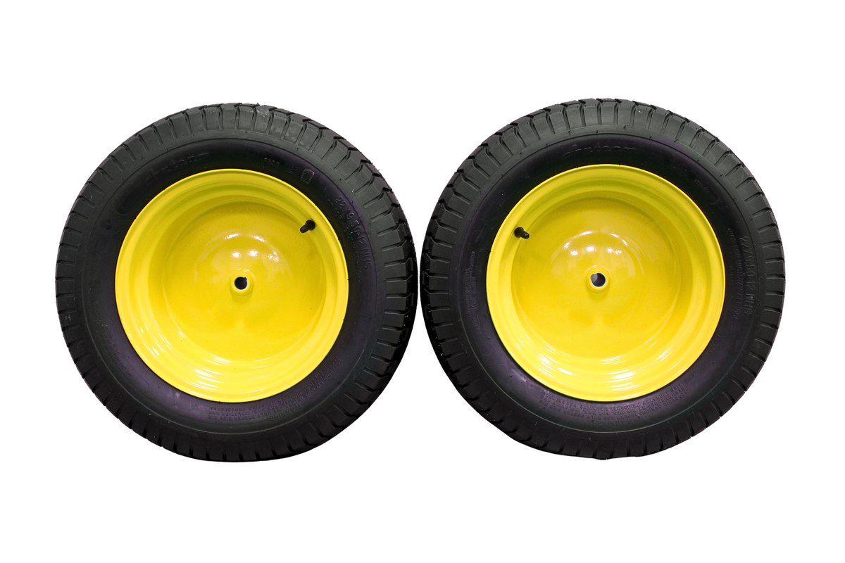 22x9.50-12 John Deere-Style Turf Tire & Wheel Assemblies, 4-Ply, 2-Pack product image