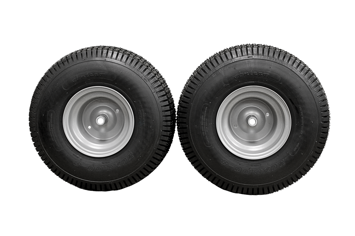 20x8.00-8 Tires with 8x7 Wheels 4 Ply for Lawn & Garden Mower Turf Tires, 2-Pack Husqvarna and Craftsman product image