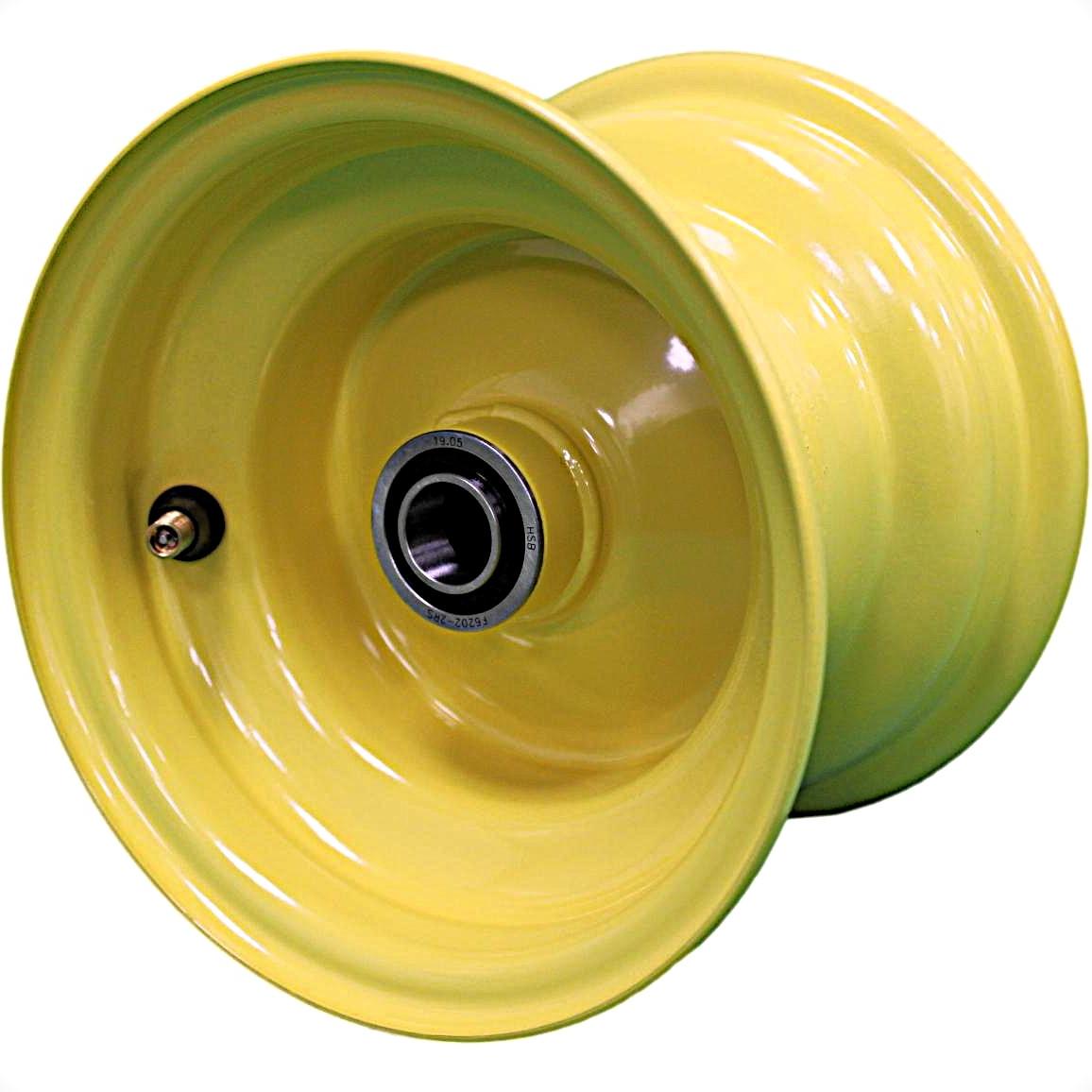 6x4.5 Equipment-Yellow Mower Wheels, 3/4-Inch Precision Bearings, 2-Pack product image