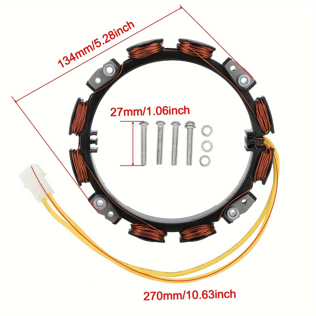HIPA 592830 FOR ALTERNATOR SPARE PART 696458 691064 393295 Lawn Mower — HIPA alternator product image 4