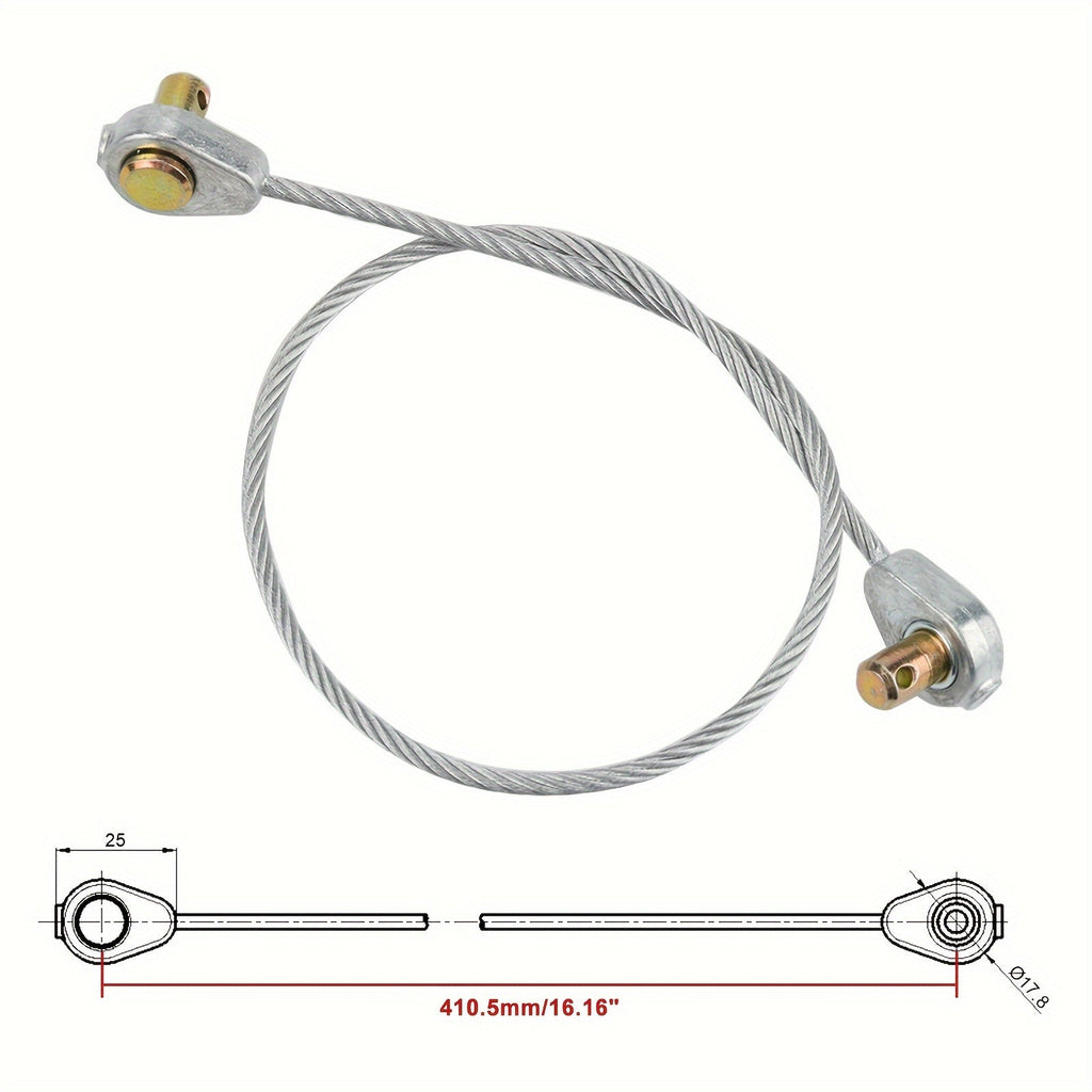 HIPA 2-Pack 746-0968 946-0968 Deck Lift Cable for MTD Yard Machines Craftsman Yard-Man Troy-Bilt Cub Cadet Lawn Mower — HIPA control cable product image 4