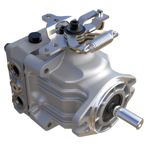 Official Hydro-Gear P Series pump manufacturer rendering - alternate view