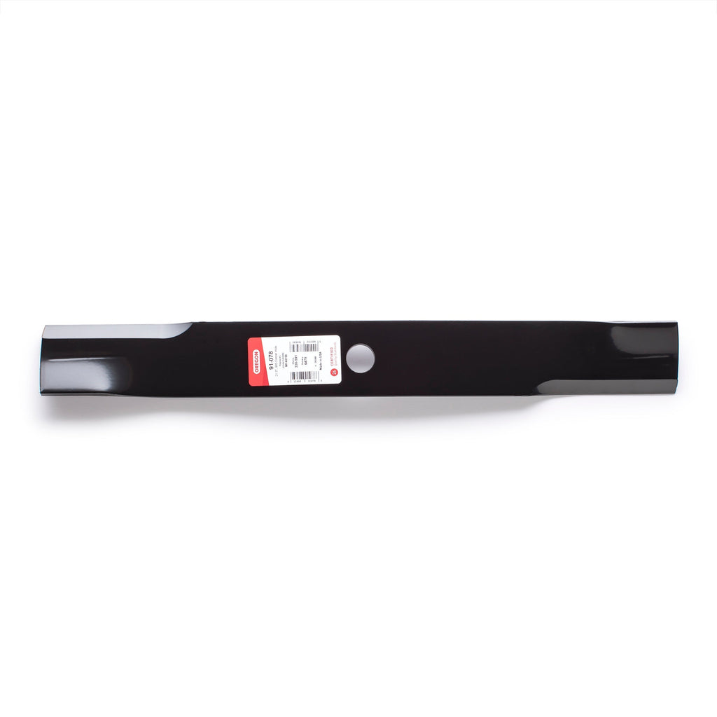 91-078 Mower Blade for John Deere M128485 — 20-7/8 in. — manufacturer view 2; verify complete part number and deck configuration
