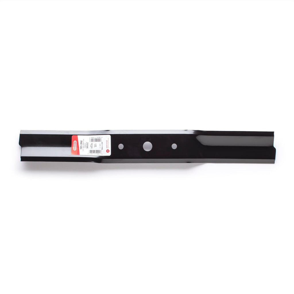 191-392 Mower Blade for John Deere — 19-1/2 in. — manufacturer view 2; verify complete part number and deck configuration