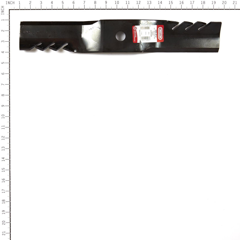 Oregon 396-812 Gator G6 blade for Kubota, alternate view