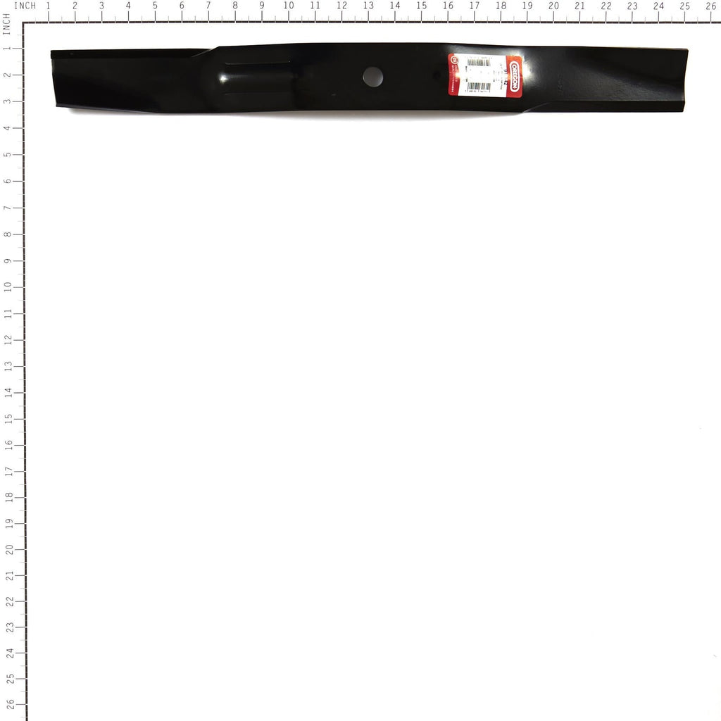 Oregon 91-142 mower blade for Caroni, profile view