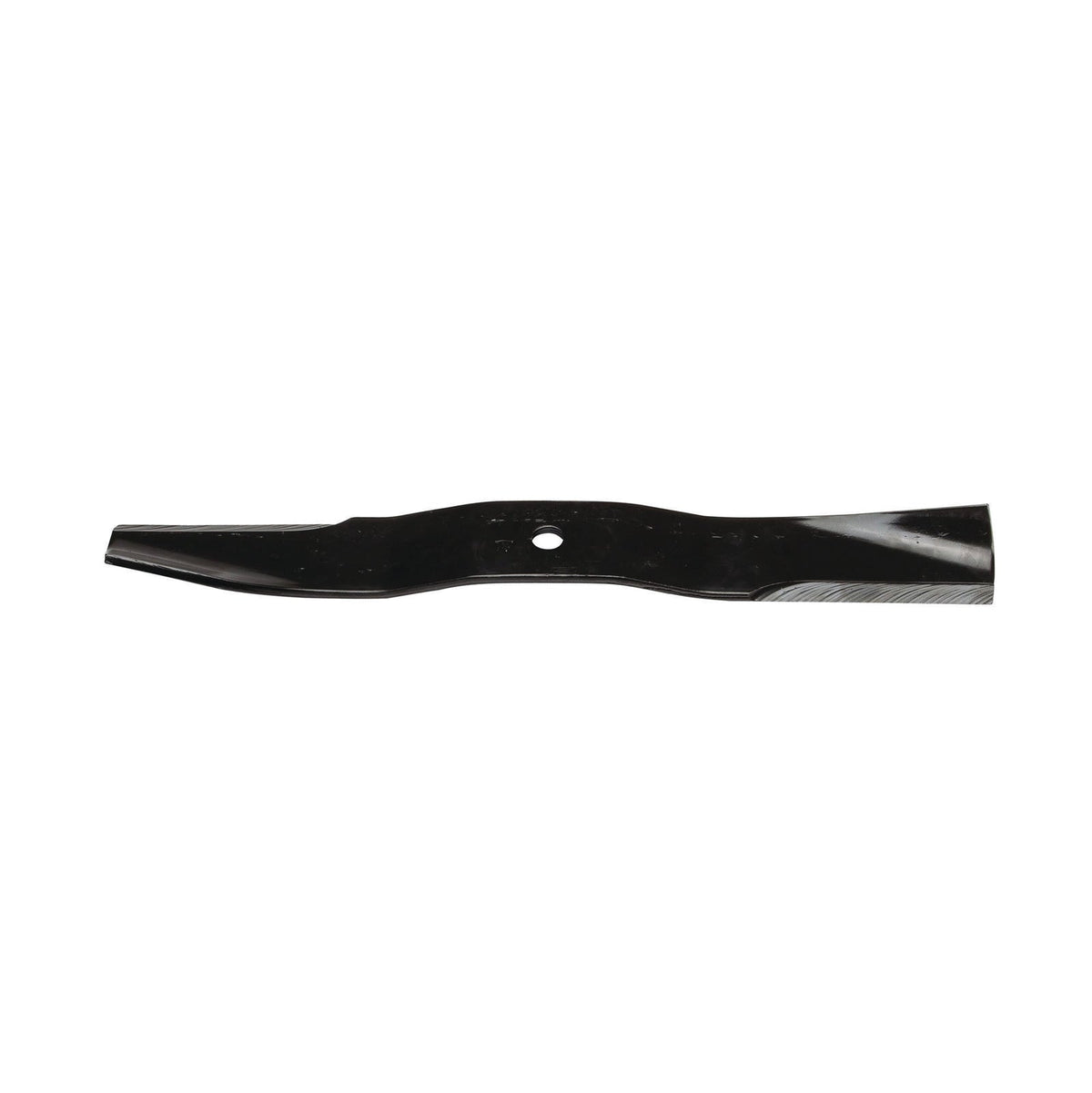 Oregon 92-121 high-lift mower blade for Kubota — profile view