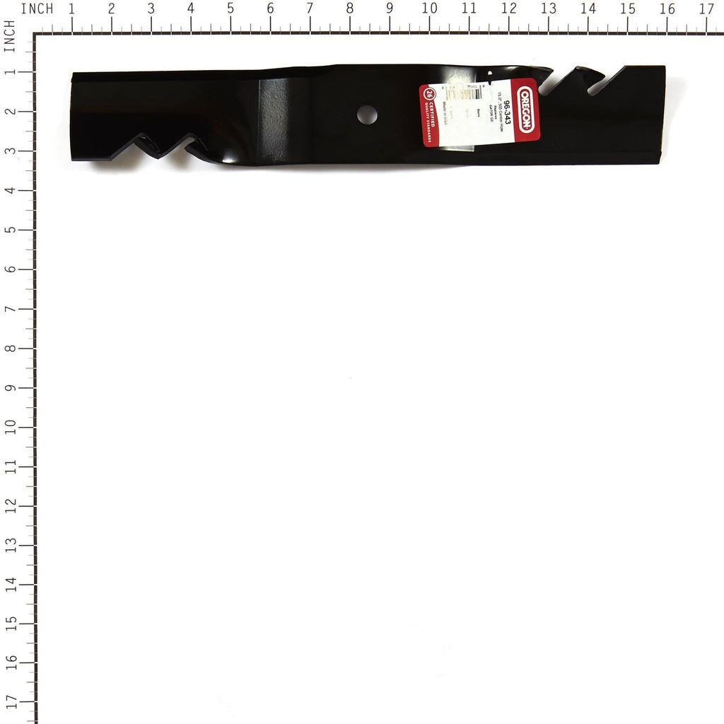 Oregon 96-343 Gator G3 mower blade detail view