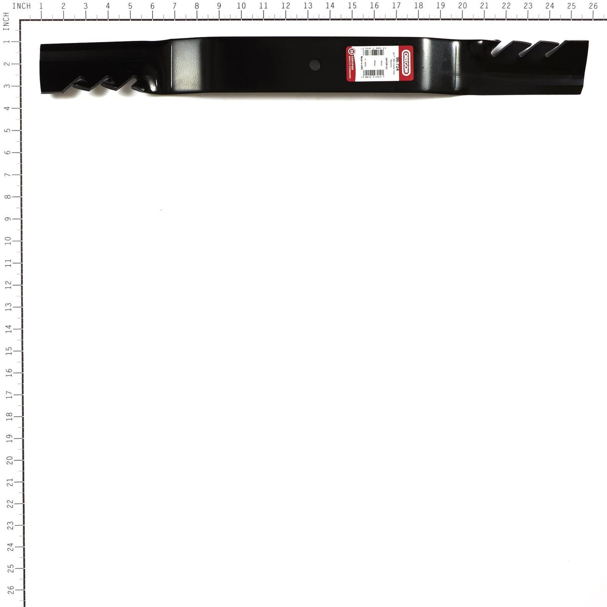Oregon 96-724 Gator G3 blade for Toro, profile view