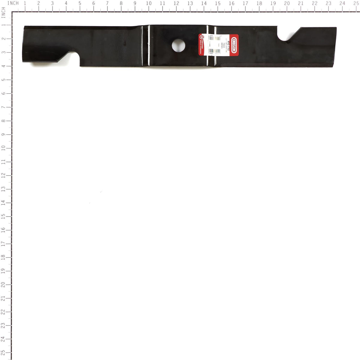 492-732 Mower Blade for Exmark Fusion — 22-11/16 in. — manufacturer view 2; verify complete part number and deck configuration