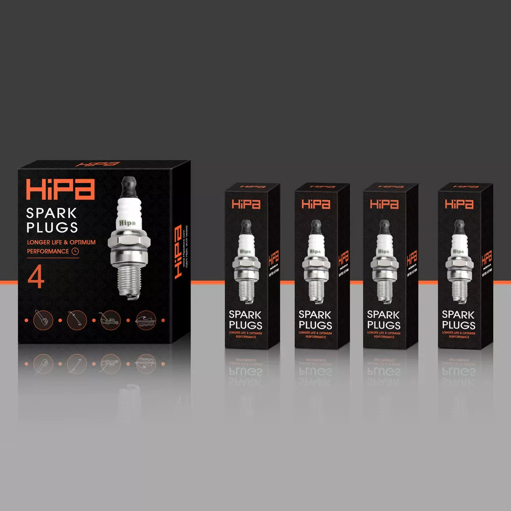 HIPA Spark Plug 796112 for Briggs & Stratton Fits Champion J19LM RJ19LM 4-Pack — HIPA spark plug product image 1
