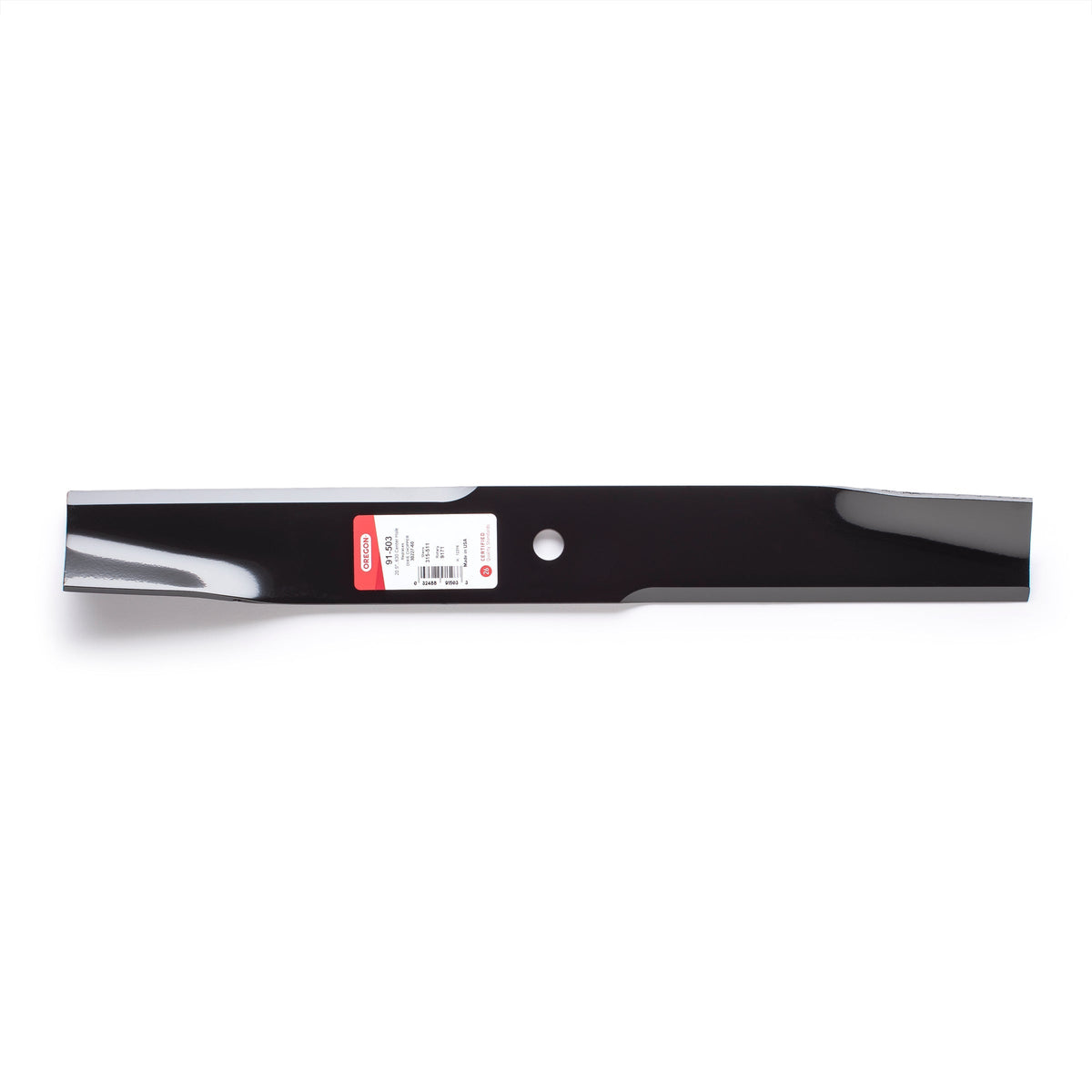 91-503 Mower Blade for Dixie Chopper — 20-1/2 in. — manufacturer view 2; verify complete part number and deck configuration