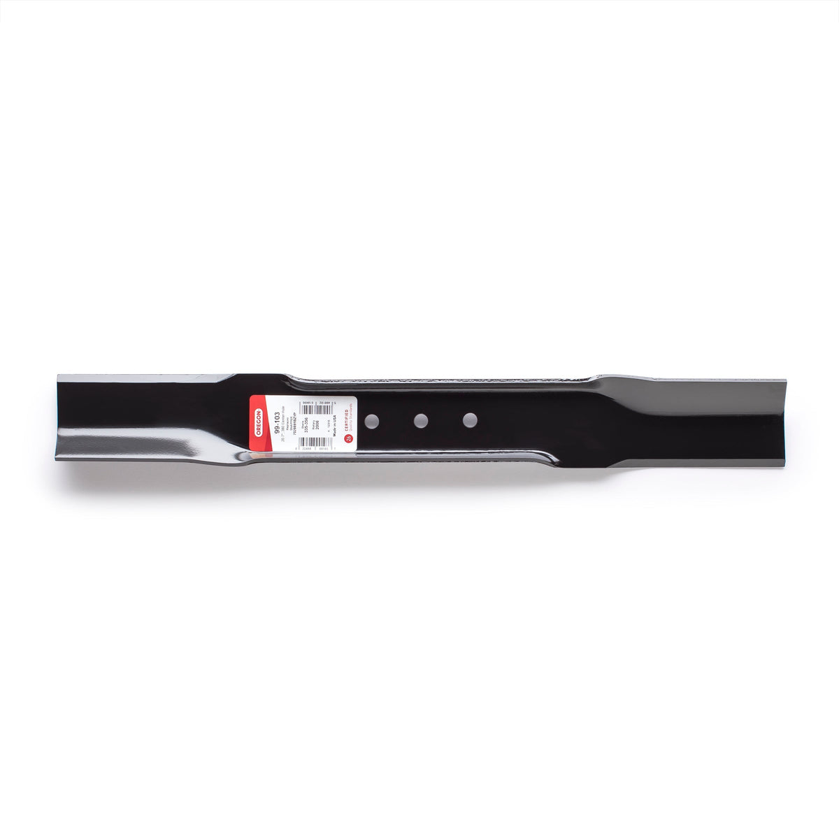 99-103 Mower Blade for Snapper 702669BZYP — 20-11/16 in. — manufacturer view 2; verify complete part number and deck configuration